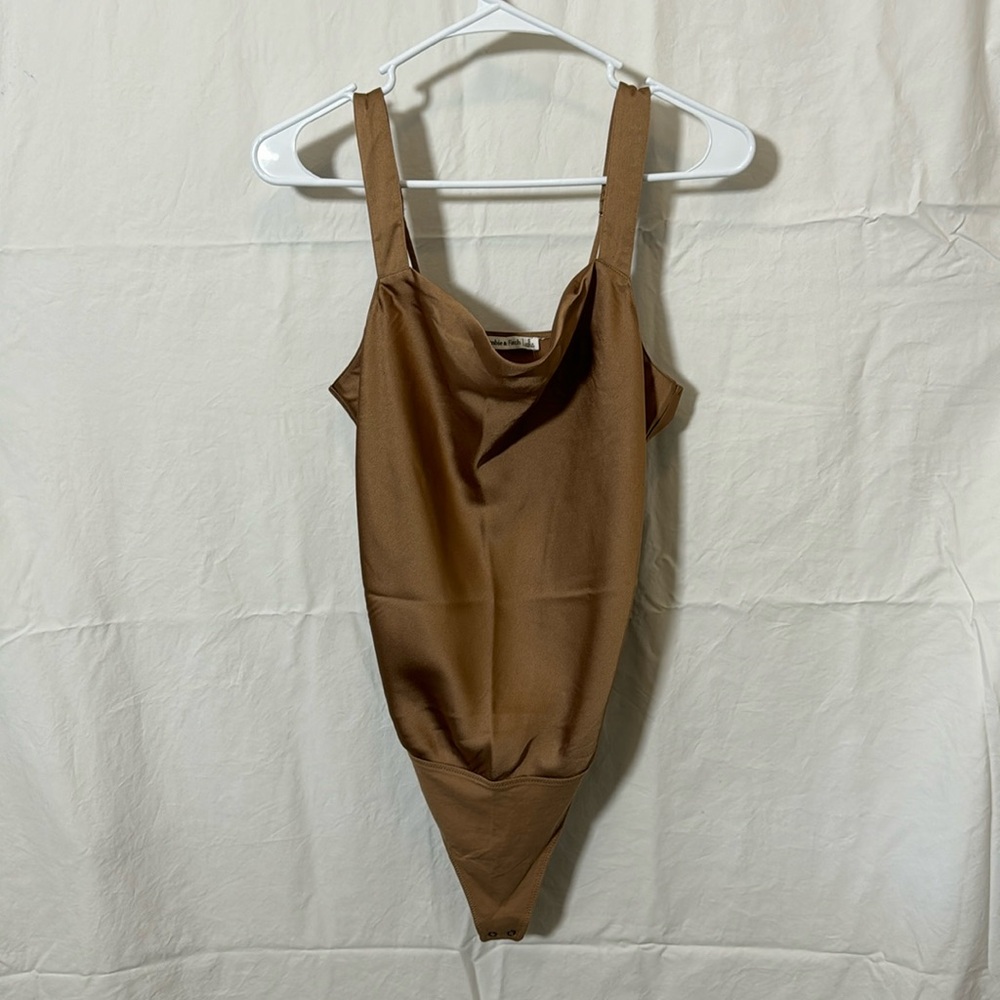 Classic Abercrombie Tan Bodysuit